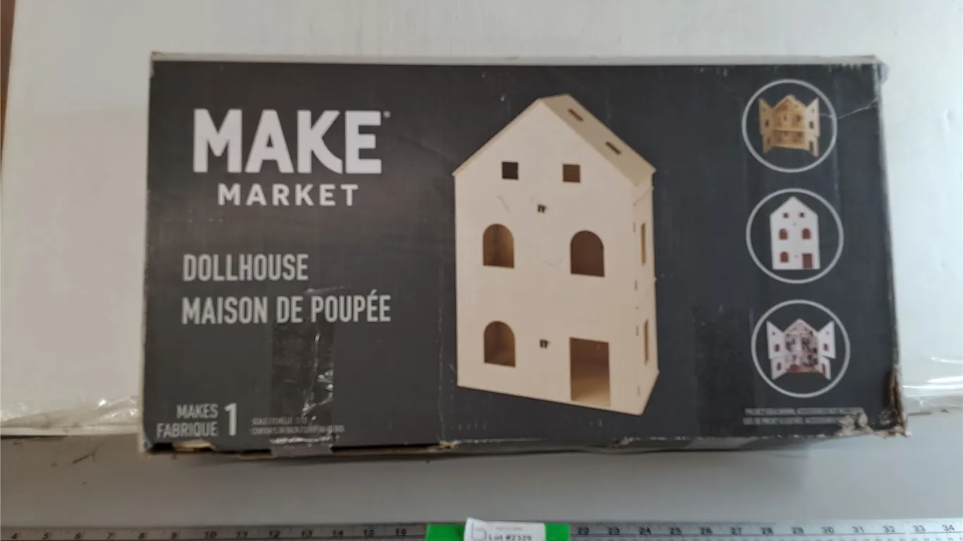 Make Market Dollhouse Kit 1:12 Scale, Appears NIB, Can't Ship