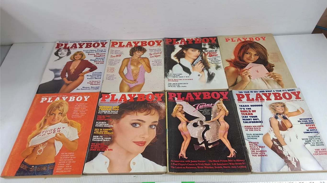 Assorted Playboy Magazines