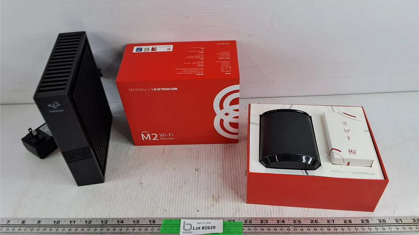 Hitron TV Receiver, M2 Wi Fi Router - As Is
