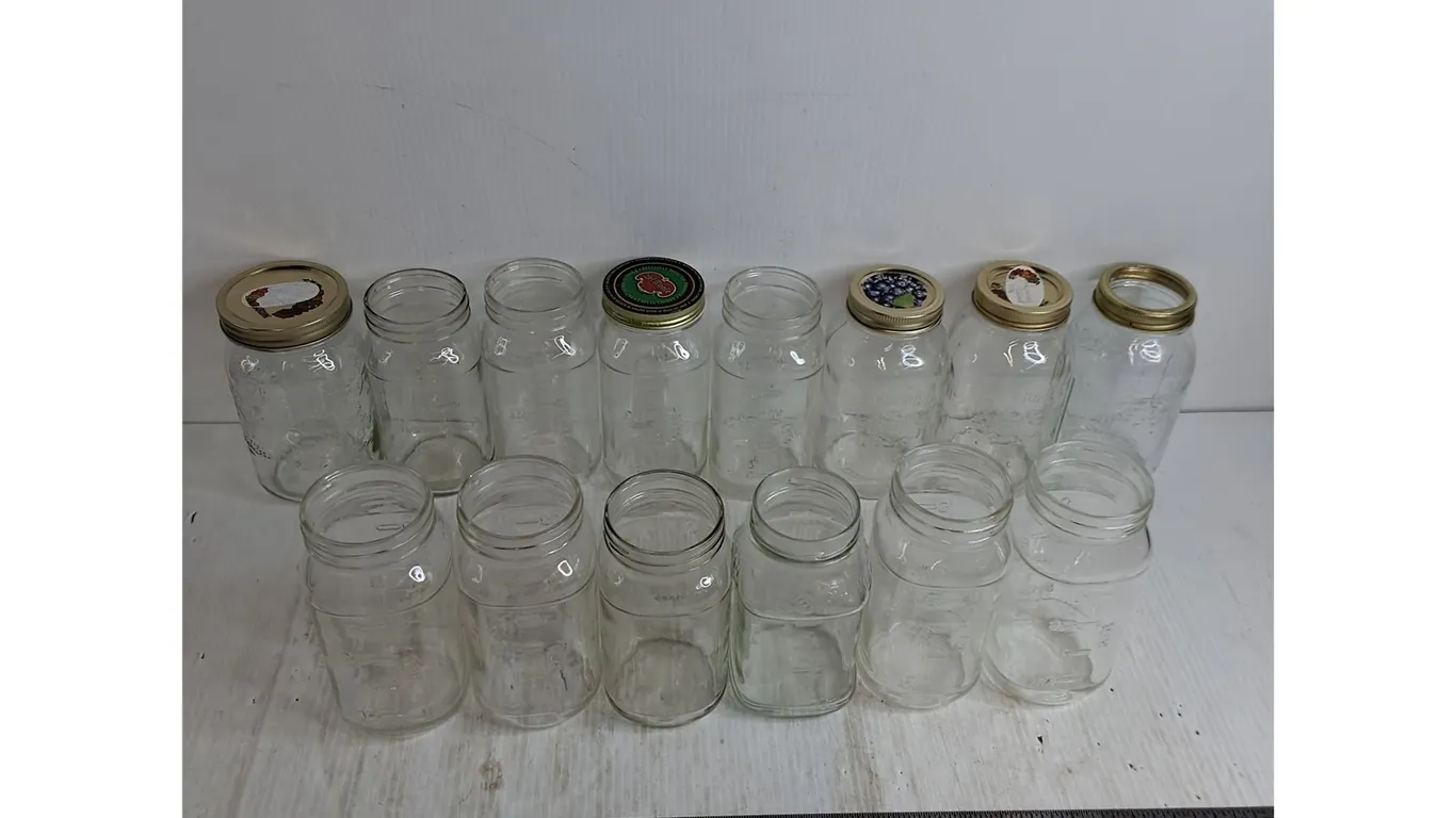 (14) Glass Jam/Sealer Jars