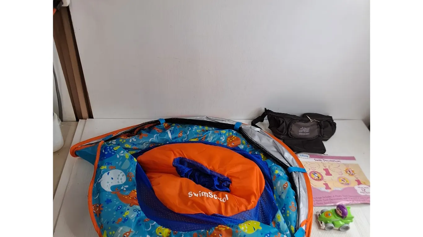 Child's Pool Inflatable, Jolly Jumper Stroller Caddy, Disney Decorations, Toy Vehicle w/Audio