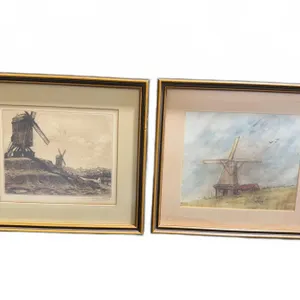 Framed Windmill Artworks: Williams and Geerten