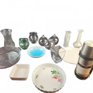 Glassware, Decor, and Thermos Lot