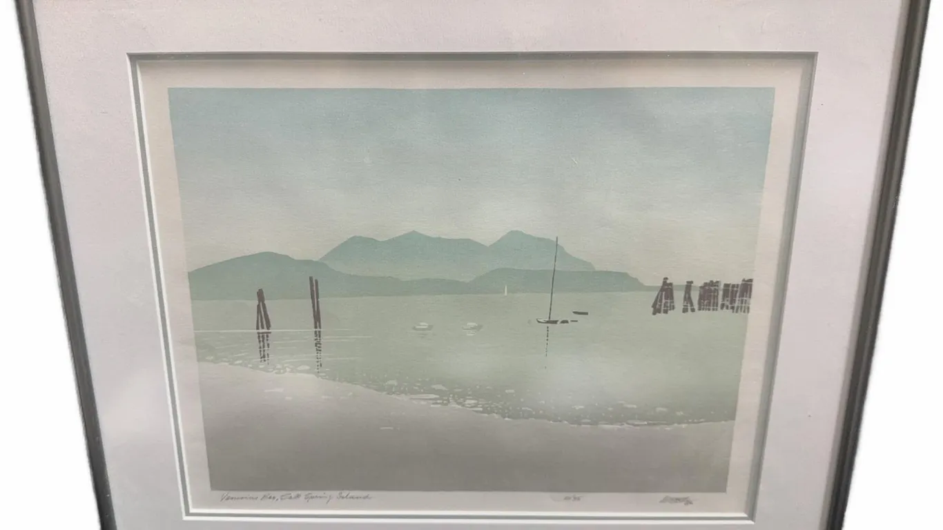 Weber 'Vesuvius Bay, Salt Spring Island' Limited Edition Print, 21/35