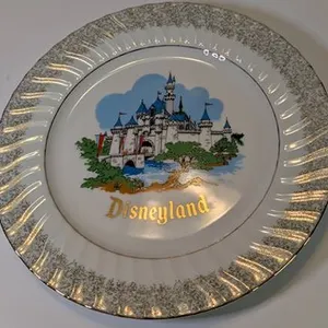 Disneyland Plate circa 1980's