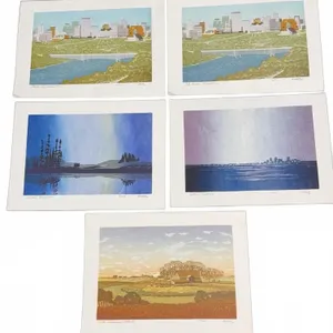 5 Weber Signed Limited Edition Prints (1989–1991)