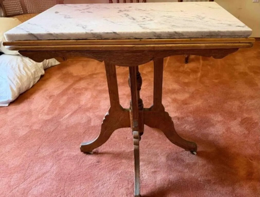 Parlor Table with Marble top