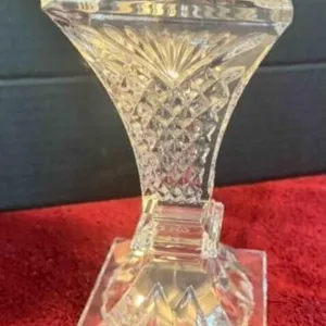 Clear Crystal type candle holder