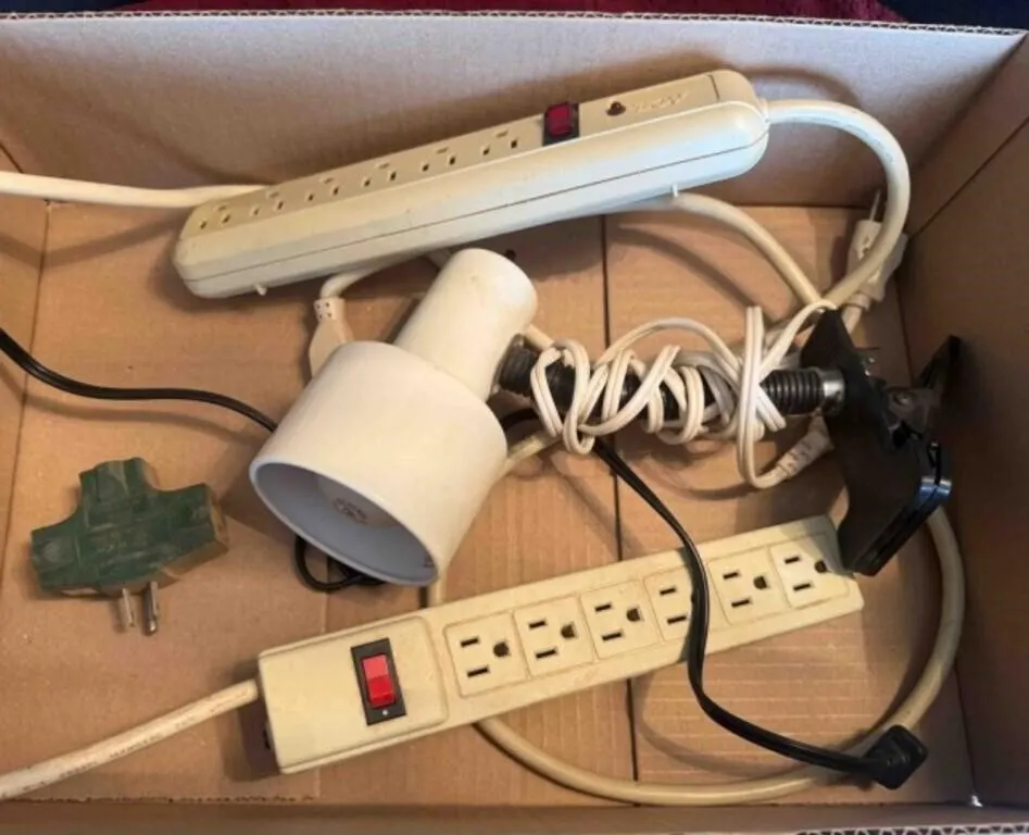 Desk Lamps, Power Strips