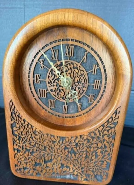 American Heritage Solid Walnut Clock