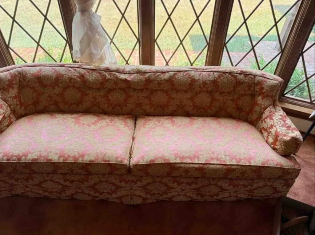 Clyde Pearson Mfg. Floral Sofa