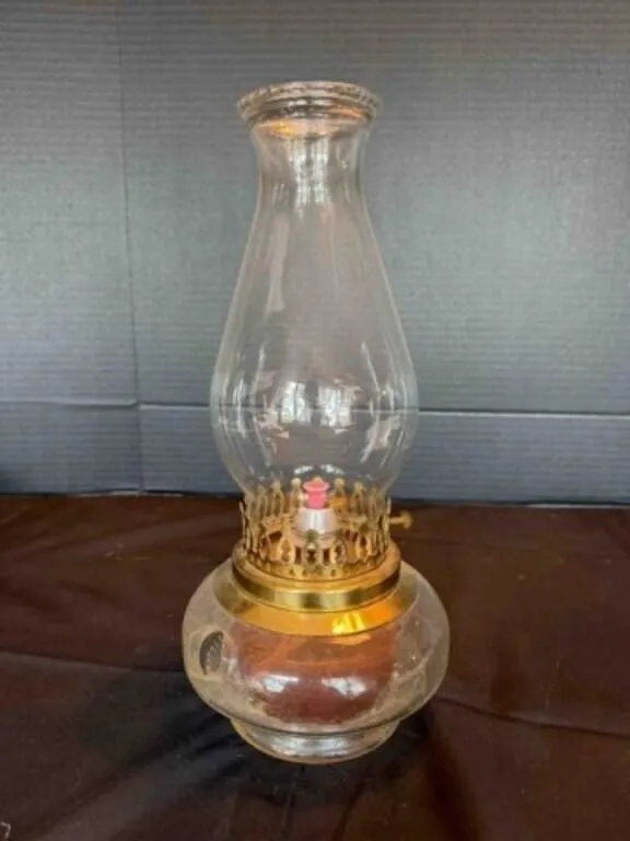 Glass Oil Lamp