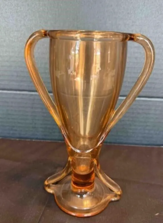 Amber Fostoria Glass