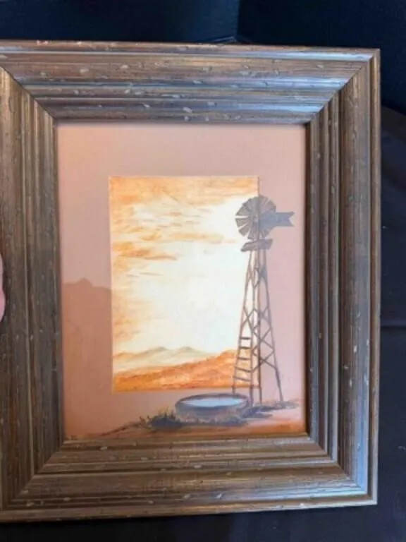 Two Framed Pictures