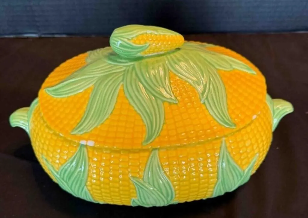 1980's Ceramic Corn Cob Dish
