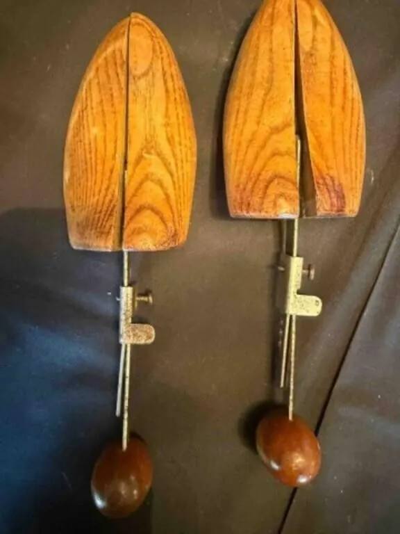 2 Vintage Adjustable Shoe Trees