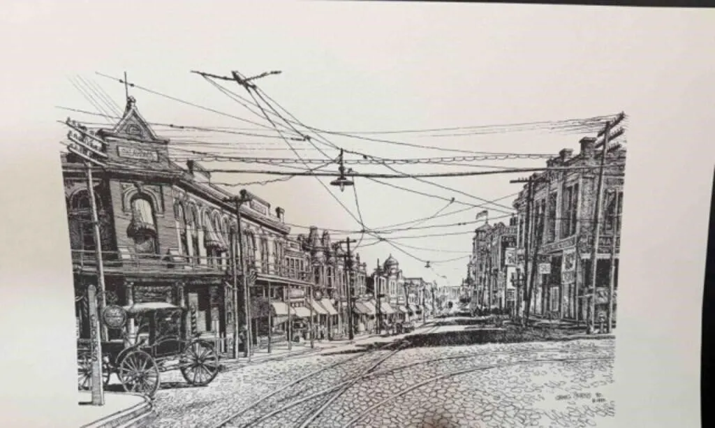 Greg Burns, 1981, Early Oklahoma Print
