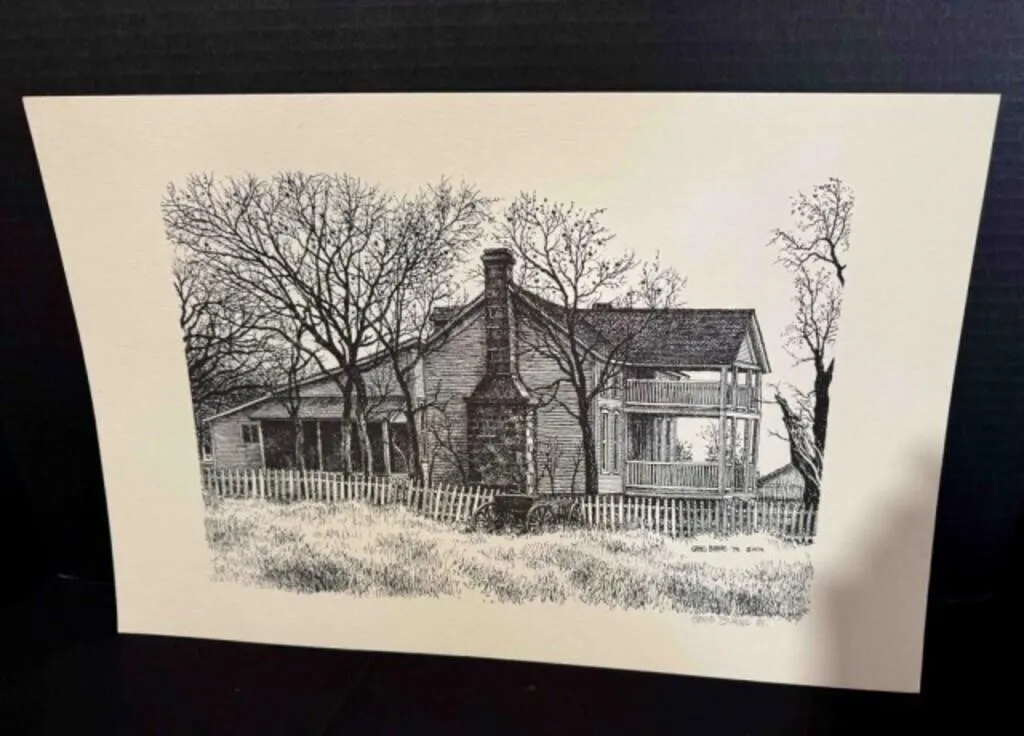 Greg Burns 1979, Farm House Print