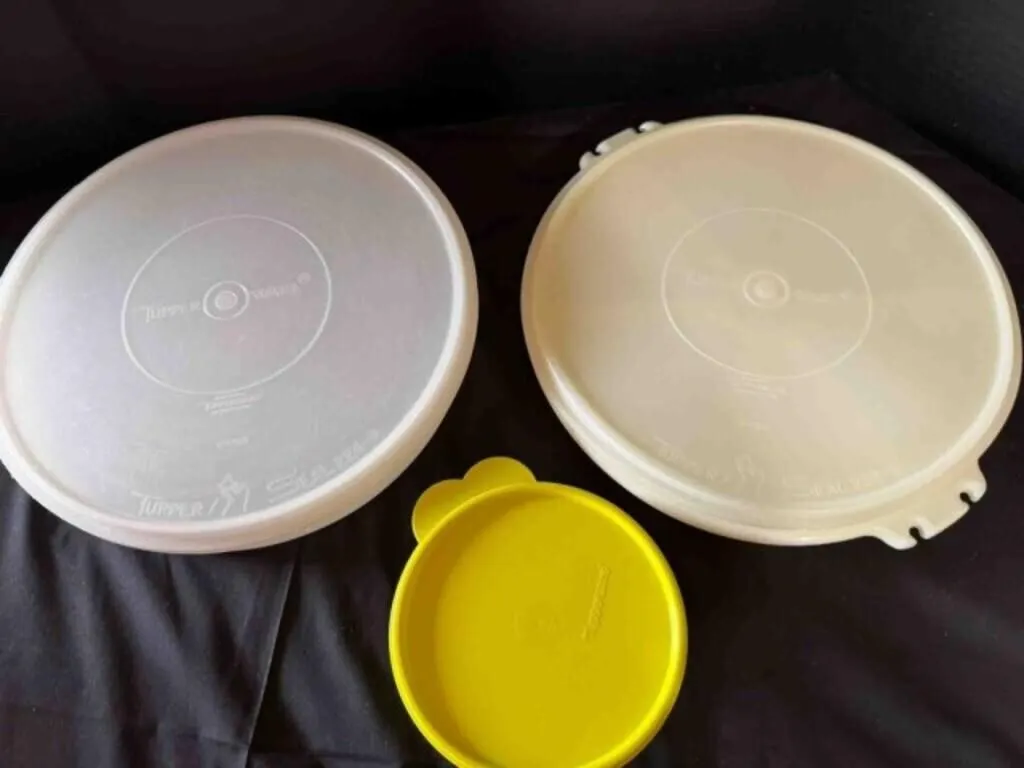 2 large Tupperware Containers and Small Bowl