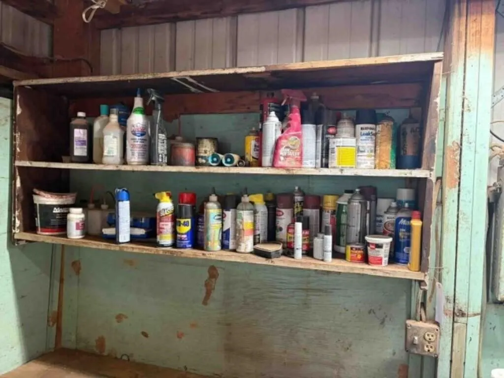 Variety of cans, bottles