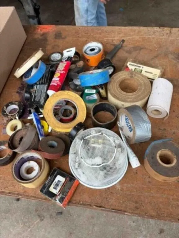 Rolls of kinds of tape