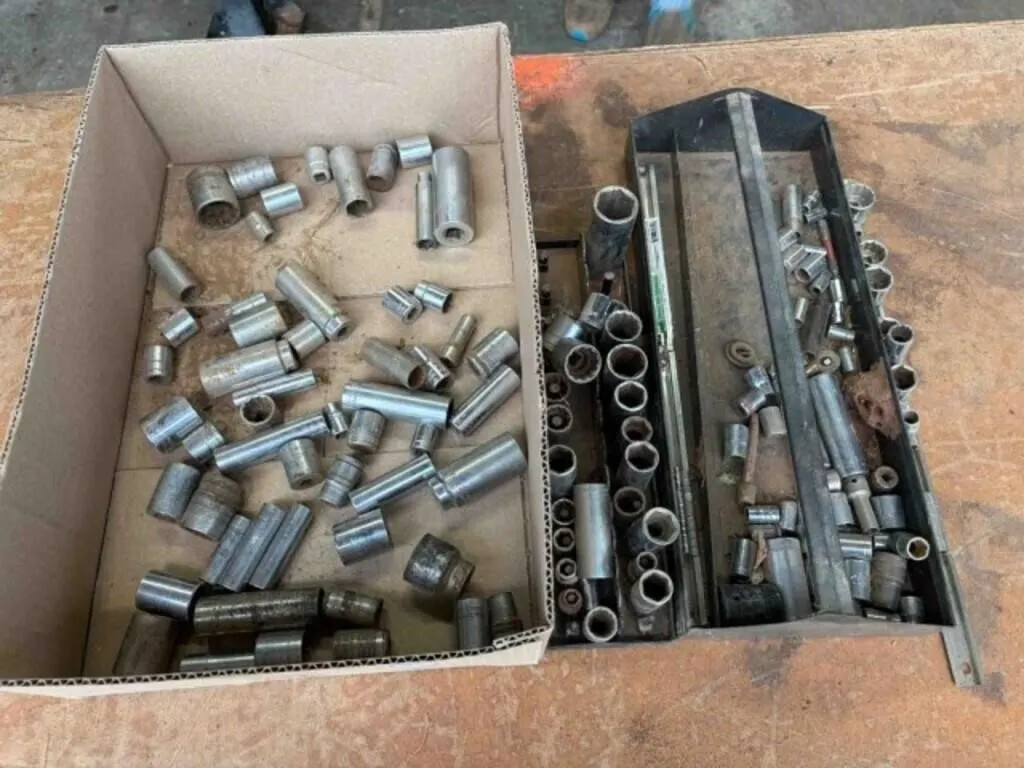 Assortment of sockets