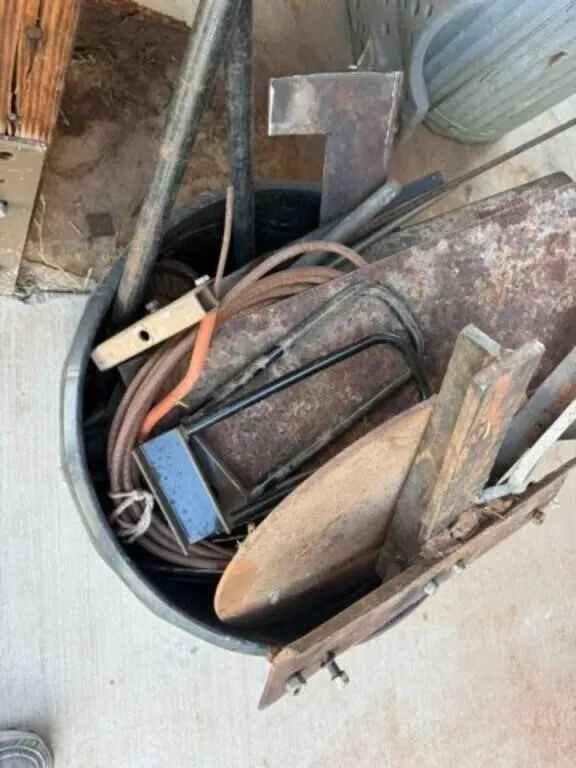 Tub of Scrap Iron