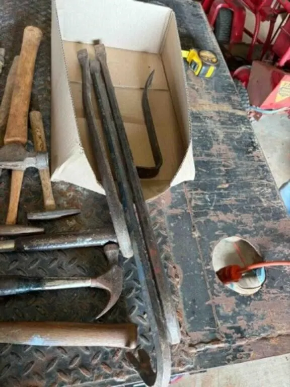 Pry Bars, Hammers, Machete