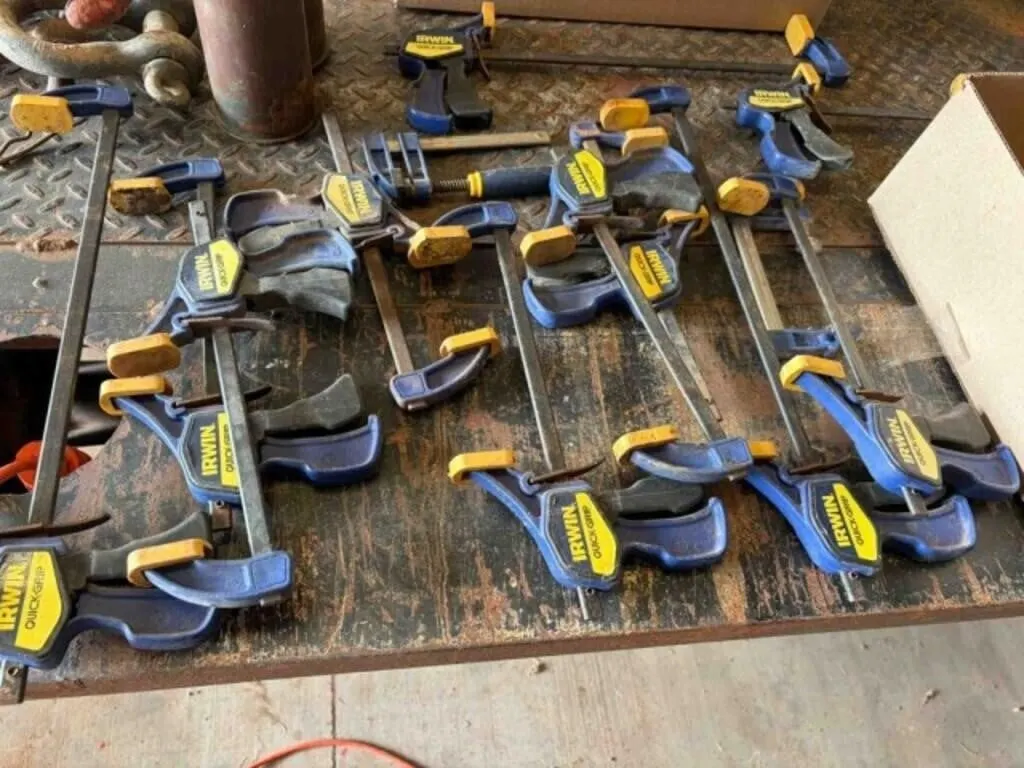 Assortment of Wood Clamps