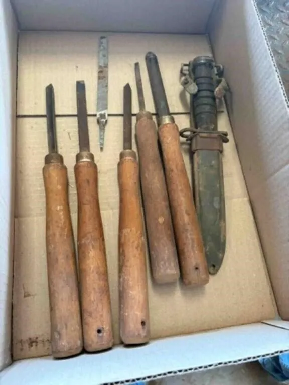 Lathe Turning Chisels, file, Knife