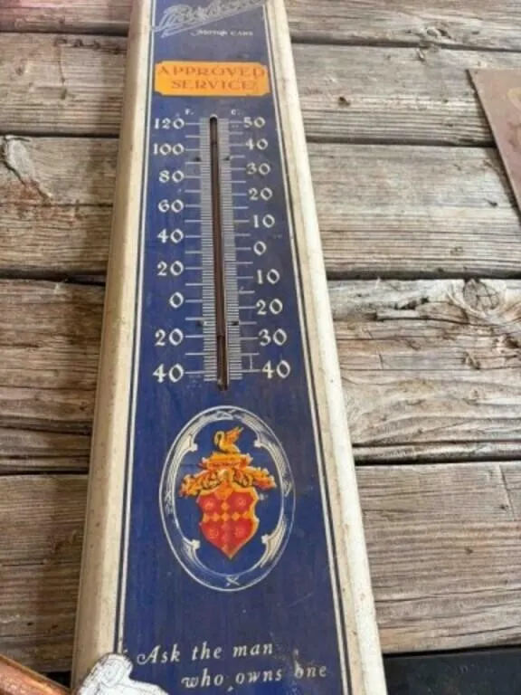 Vintage Packard Cars and Okemah Oil Thermometers
