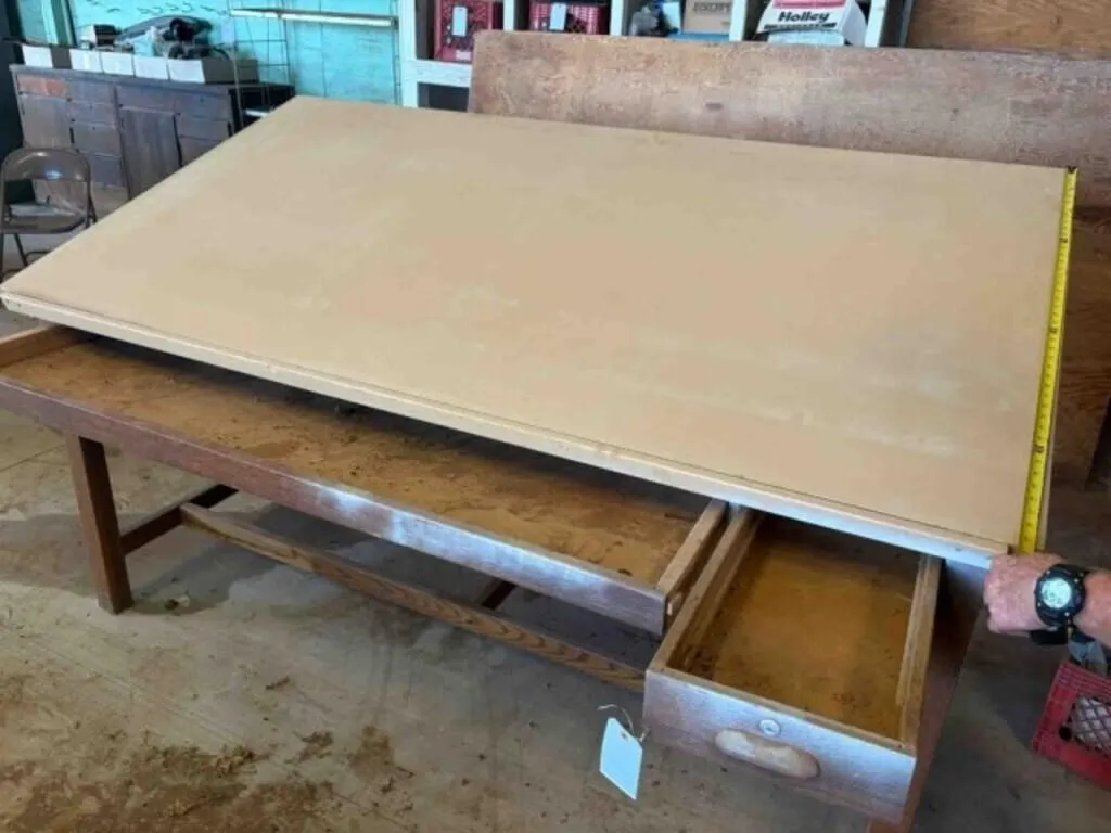 Adjustable Top Drafting Table w/power outlet