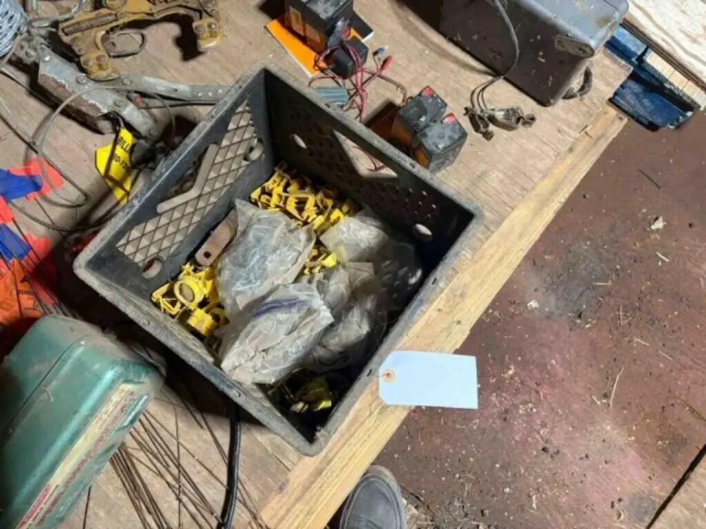 Pallet of Fence Supplies