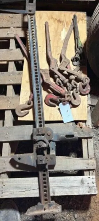 Hi Lift jack, 4 chain boomers