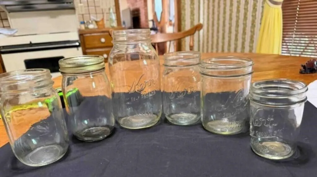 6 Vintage Kerr Jars & 2 Misc. Jars