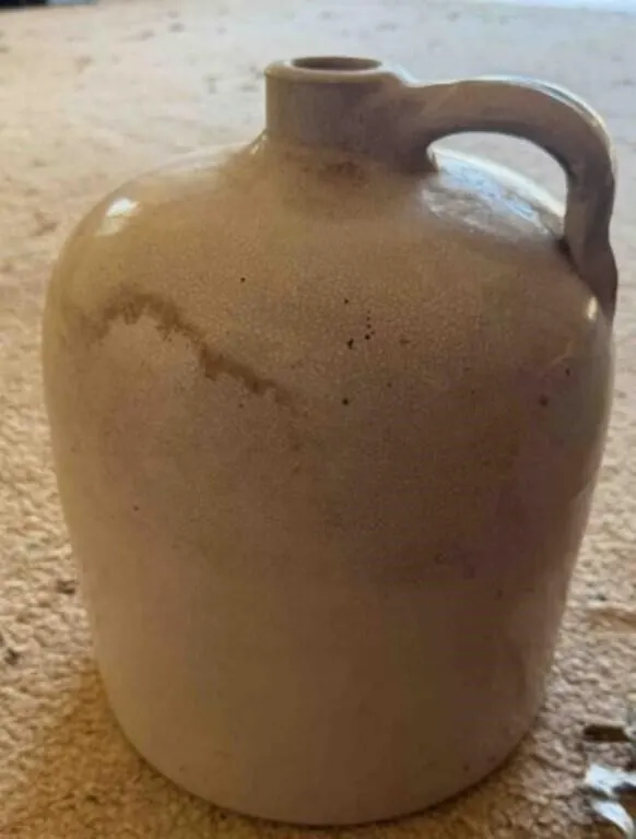 Cream color Whiskey Jug