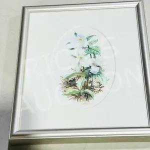 White Trillium watercolor - Alice Saltiel-Marshall