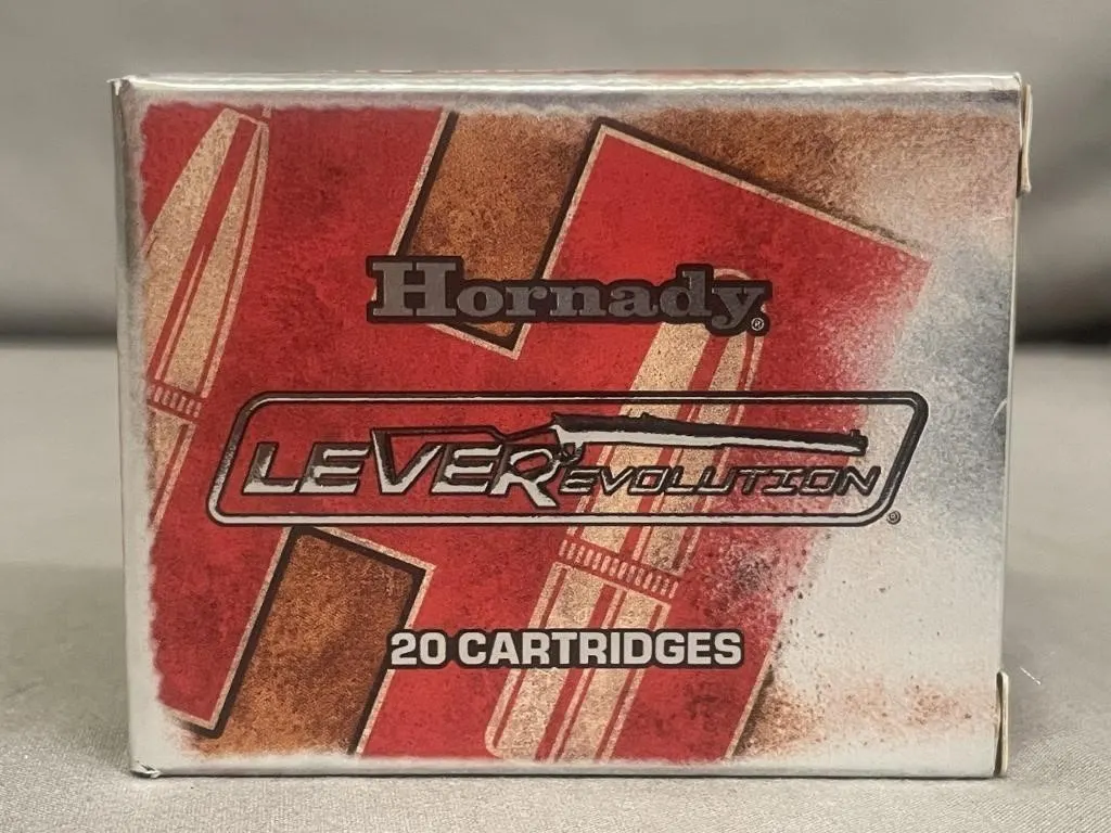 Box of 20 Hornady Leverevolution .45 cal. Colt