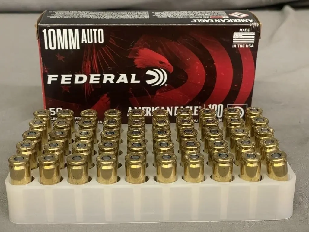 Box of 50 Federal American Eagle 10mm Auto cal.