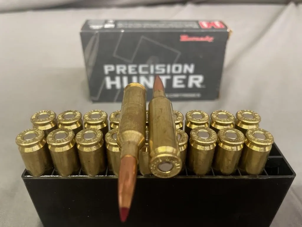 Box of 20 Hornady Precision Hunter 6mm cal.