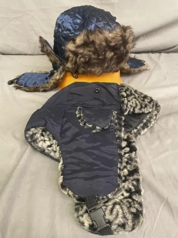 NEW � Two trapper-style winter hats with faux fur
