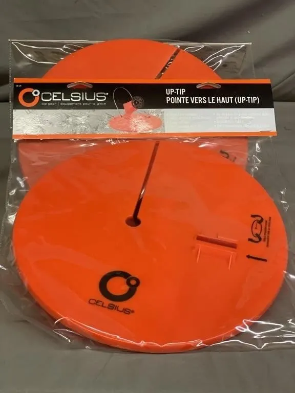 NEW � Pair of Celsius Up-Tip ice fishing tip-ups