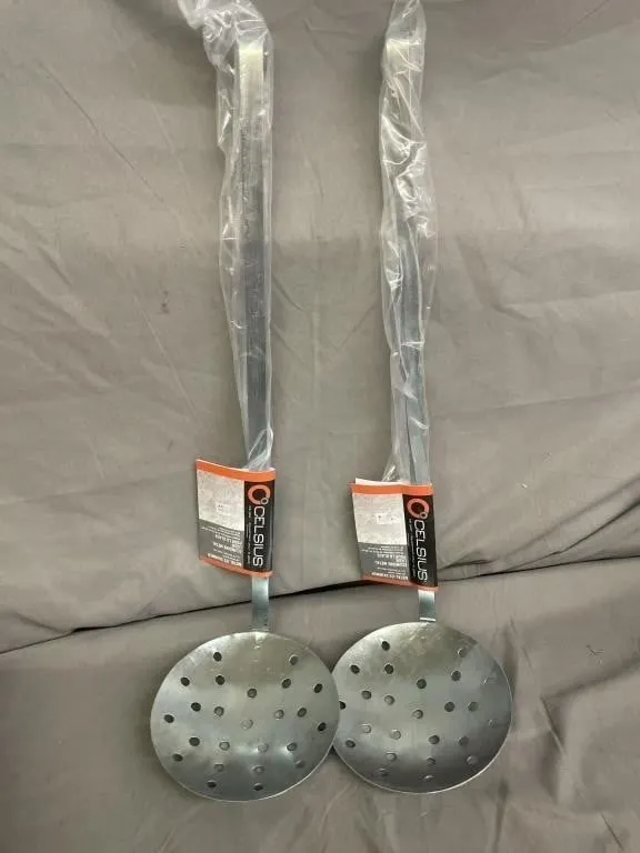 NEW � Two Celsius Metal Ice Skimmer with 18"