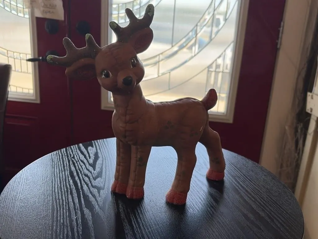 Reindeer Figurine - 11 inches Tall