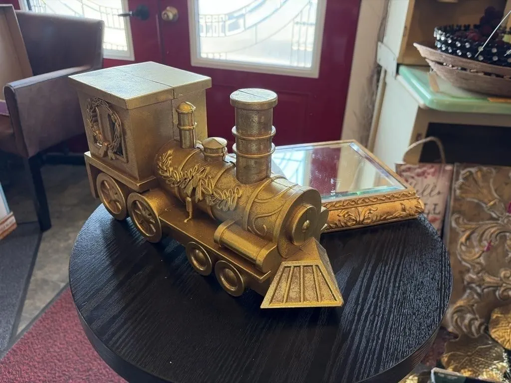 Christmas Train with Mirror