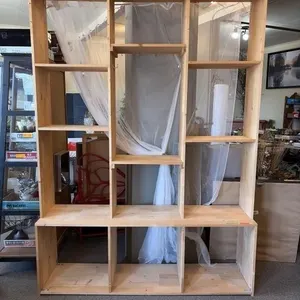 Hand Crafted Wooden Display Shelf