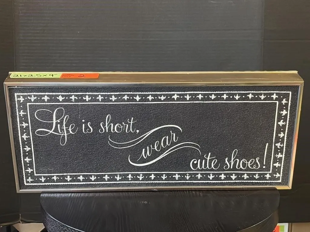 Shoe Sign for Closet