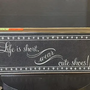 Shoe Sign for Closet