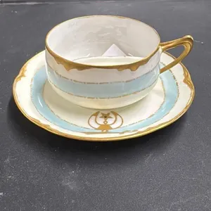 Vintage Bavaria Cup and Saucer Set Alice 1909 E.E.