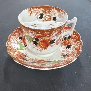 Wellington China Teacup and Saucer Set J.H.C. & Co